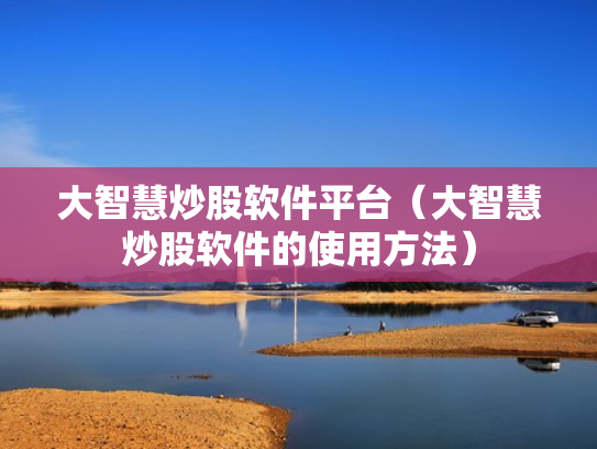 大智慧炒股软件平台（大智慧炒股软件的使用方法）