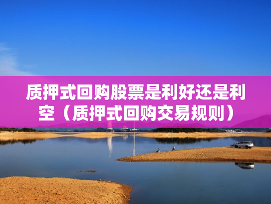 质押式回购股票是利好还是利空（质押式回购交易规则）