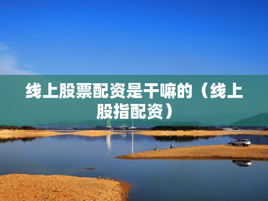线上股票配资是干嘛的（线上股指配资）