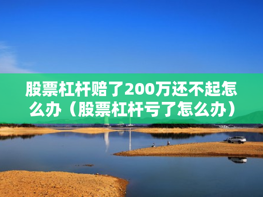 股票杠杆赔了200万还不起怎么办（股票杠杆亏了怎么办）