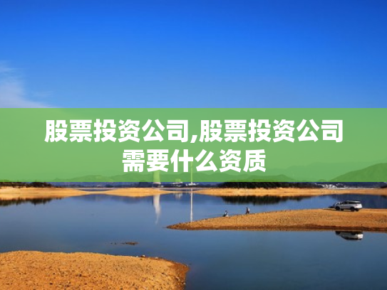 股票投资公司,股票投资公司需要什么资质