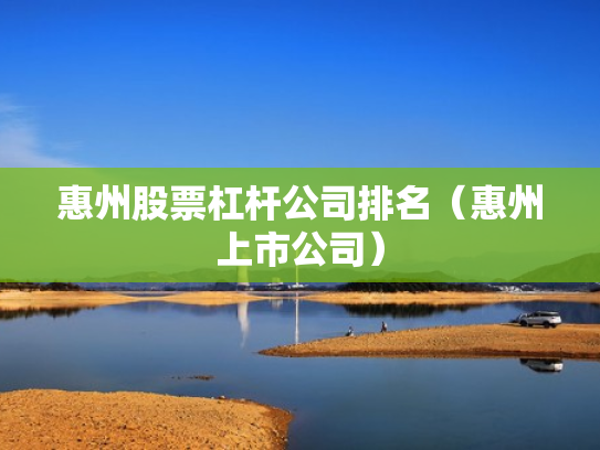 惠州股票杠杆公司排名（惠州上市公司）