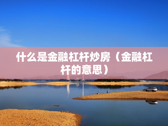 什么是金融杠杆炒房（金融杠杆的意思）