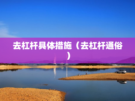 去杠杆具体措施（去杠杆通俗）