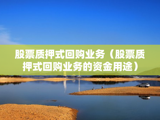股票质押式回购业务（股票质押式回购业务的资金用途）